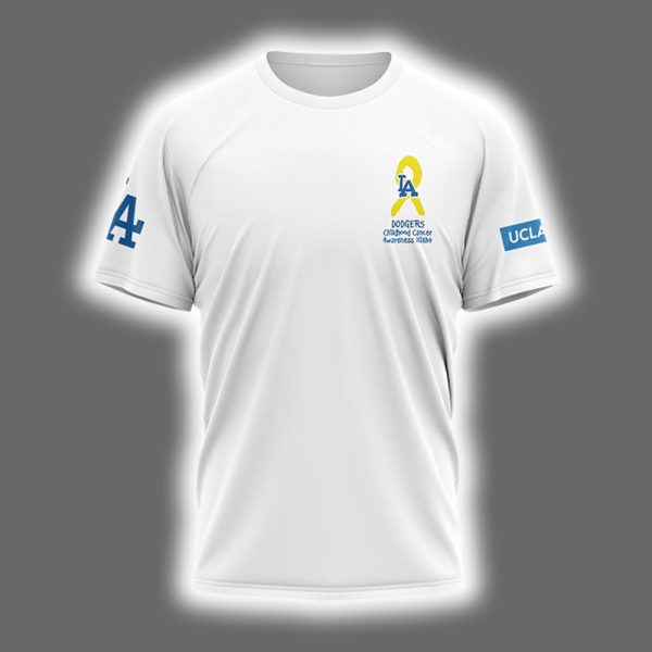2025 Dodgers Childhood Cancer Awareness Night Shirt 2