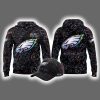 2025 Eagles Crucial Catch Intercept Cancer Hoodie Cap