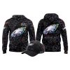 2025 Eagles Crucial Catch Intercept Cancer Hoodie Cap 2