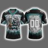 2025 Eagles x Happy Halloween Personalized Football Jersey