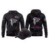 2025 Falcons Crucial Catch Intercept Cancer Hoodie Cap 2