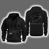 2025 Lions Crucial Catch Intercept Cancer Quarter Zip Hoodie