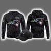 2025 Patriots Crucial Catch Intercept Cancer Hoodie Cap