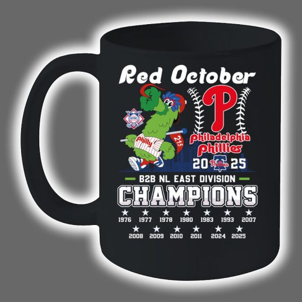 2025 Phillies B2B NL East Division Champions Mug