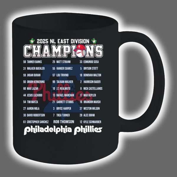 2025 Phillies B2B NL East Division Champions Mug 2