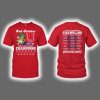 2025 Phillies Red October B2B NL East Division Champions Two-Sided Shirt