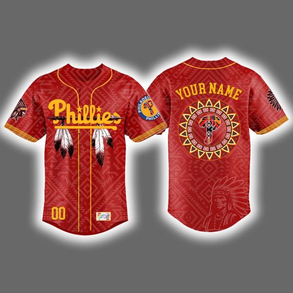 2025 Phillies x Indigenous Native American Heritage Night Jersey