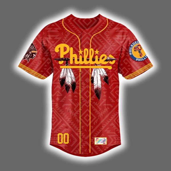 2025 Phillies x Indigenous Native American Heritage Night Jersey 2