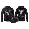 2025 Raiders Crucial Catch Intercept Cancer Hoodie Cap 2