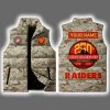 2025 Raiders USMC 250th Birthday Celebration Night Game Puffer Vest
