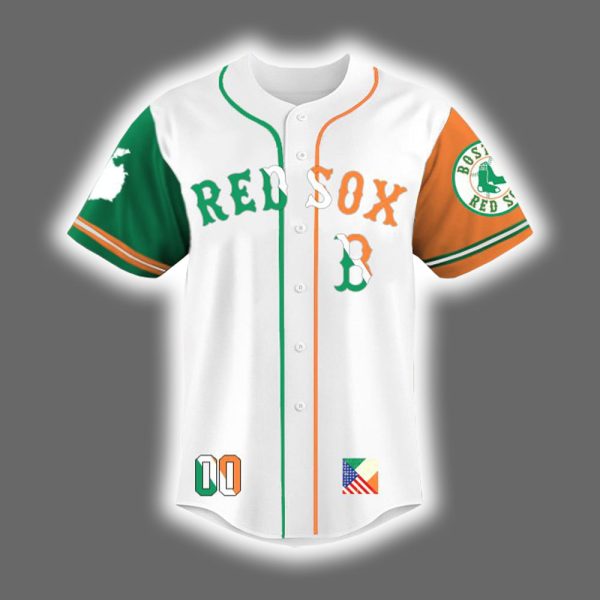 2025 Red Sox x Irish Heritage Night Jersey 2