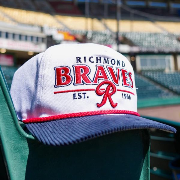 2025 Richmond Flying Squirrels Decades 1980s Night R-Braves Hat Giveaway