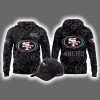 2025 SF 49ers Crucial Catch Intercept Cancer Hoodie Cap