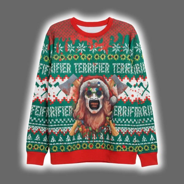 2025 Terrifier Ugly Christmas Sweater