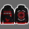 2025 Texans Firefighter Appreciation Night Game Hoodie Joggers Cap