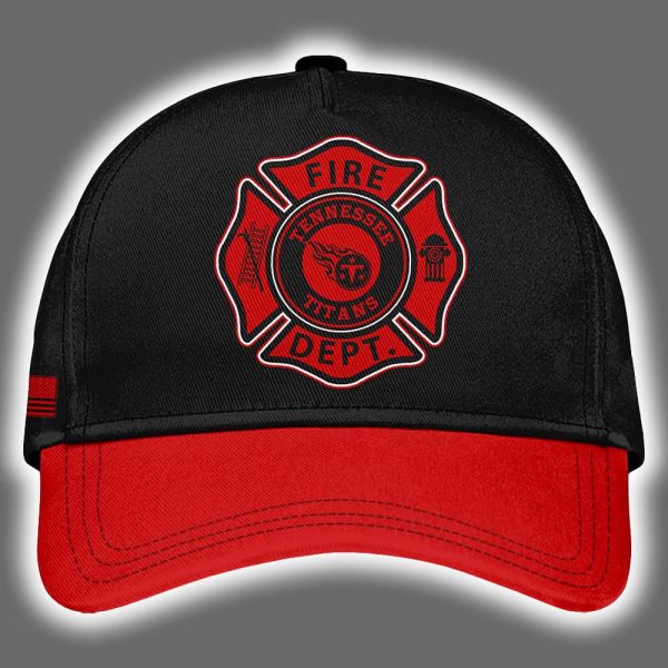 2025 Titans Firefighter Appreciation Night Game Hoodie Joggers Cap 3