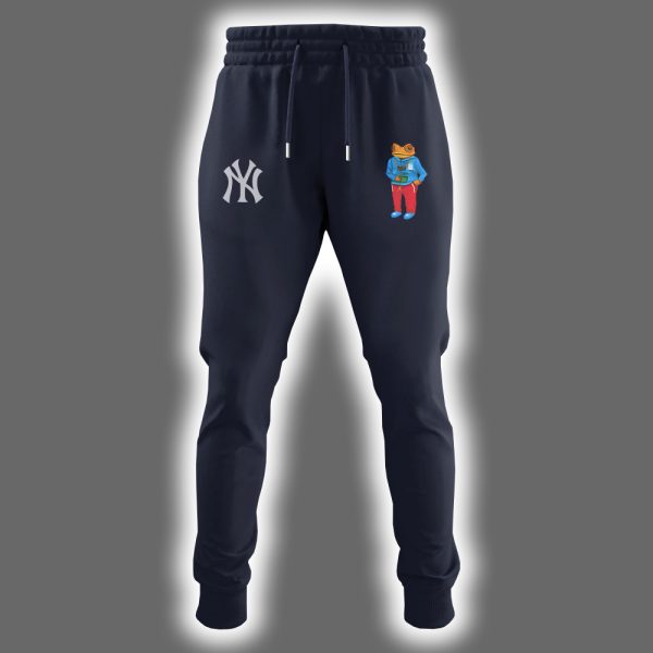 2025 Yankees x Bad Bunny Hoodie Joggers Cap 3