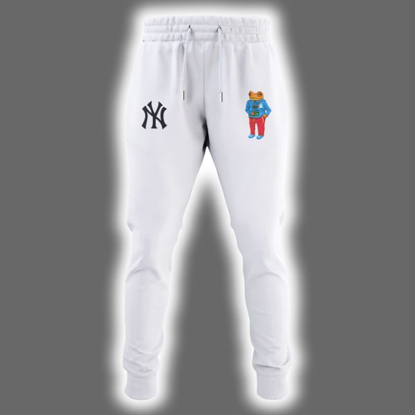 2025 Yankees x Bad Bunny Hoodie Joggers Cap 5