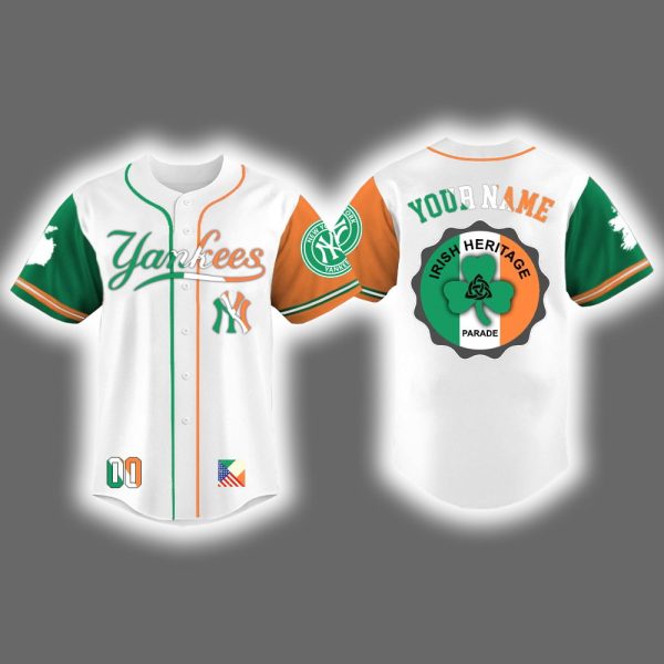 2025 Yankees x Irish Heritage Night Jersey