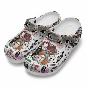 Horror Characters Halloween Crocs Clogs