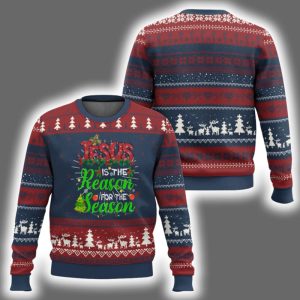 Jesus Is The Reason For The Season Ugly Christmas Sweater