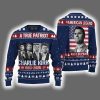 A True Patriot Charlie Kirk 1993 2025 Ugly Christmas Sweater