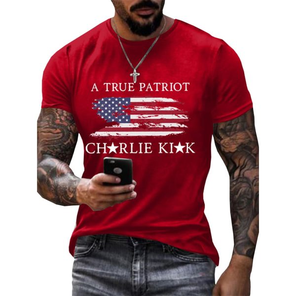 A True Patriot Charlie Kirk RIP Shirt
