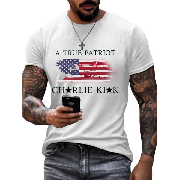 A True Patriot Charlie Kirk RIP Shirt