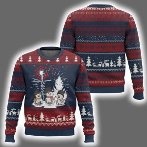 Jesus Christian Faith Hope Love Snowman Ugly Christmas Sweater