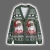African American Santa Claus Christmas Cardigan