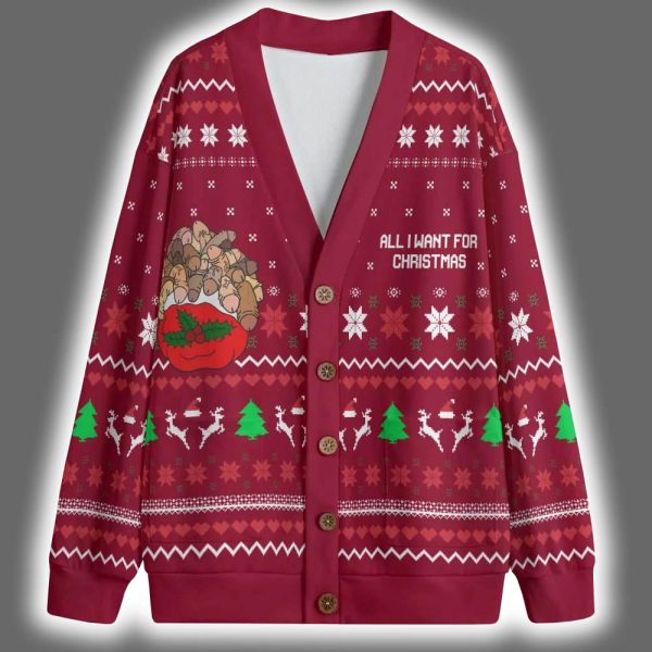 All I Want For Christmas Is Dirty Christmas Cardigan 2 1