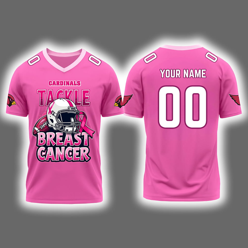 Arizona 2025 Tackle Breast Cancer Jersey Arizona 2025 Tackle Breast Cancer Jersey