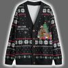 Barry Wood Bend Over And I Will Show You Christmas Cardigan