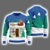 Barry Wood Santa Sleigh Ugly Christmas Sweater