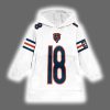 Bears Caleb Williams 18 Football Unisex Blanket Hoodie