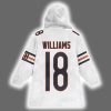Bears Captain Caleb Williams 18 Football Unisex Blanket Hoodie 3