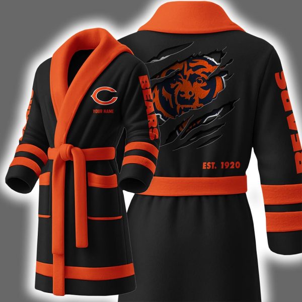 Bears Est 1920 Personalized Bathrobe 4