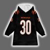 Bengals Chase Brown 30 Football Unisex Blanket Hoodie 2