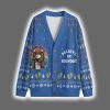 Bigfoot Toilet Believe In Christmas Cardigan 3 2
