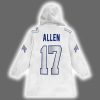 Bills Mafia Josh Allen 17 Football Unisex Blanket Hoodie 3