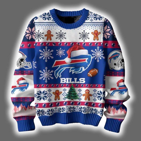 Bills They Not Like Us Ugly Christmas Sweater 2