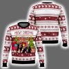 Black Cat Christmas Dancing Ugly Christmas Sweater
