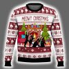 Black Cat Christmas Dancing Ugly Christmas Sweater 2
