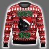 Black Cat Dashing Through The No Ugly Christmas Sweater 2