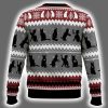 Black Cat Tree Killer Ugly Christmas Sweater 3
