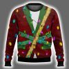 Blink Blink Santa Claus Ugly Christmas Sweater 2