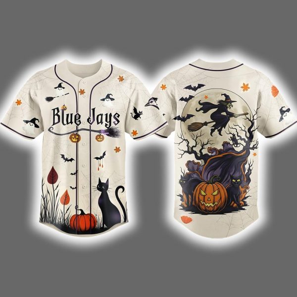 Blue Jays Haunted Night Halloween Jersey