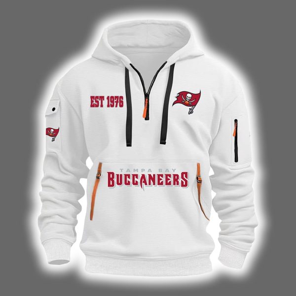 Buccaneers Est 1976 Quarter Zip Hoodie 2