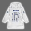 Buffalo Allen 17 Football Unisex Blanket Hoodie 2