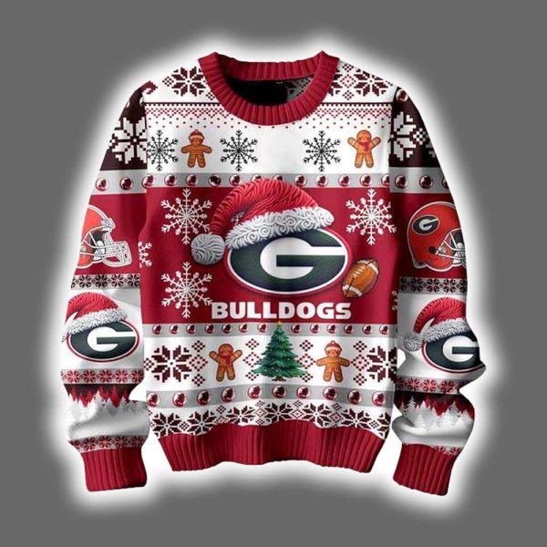 Bulldogs They Not Like Us Ugly Christmas Sweater 2